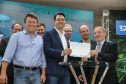 O Governador Carlos Massa Ratinho Junior lança nesta sexta-feira (17/01) o  projeto de transformação de subprodutos da agropecuária e da agroindústria em energias renováveis, no Biopark em Toledo. Serão implantadas uma usina de biometano (combustível veicular) e duas de geração de energia elétrica, a partir de dejetos suínos. Toledo, 17/01/2020 -  Foto: Geraldo Bubniak/AEN