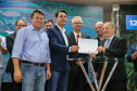 O Governador Carlos Massa Ratinho Junior lança nesta sexta-feira (17/01) o  projeto de transformação de subprodutos da agropecuária e da agroindústria em energias renováveis, no Biopark em Toledo. Serão implantadas uma usina de biometano (combustível veicular) e duas de geração de energia elétrica, a partir de dejetos suínos. Toledo, 17/01/2020 -  Foto: Geraldo Bubniak/AEN