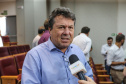 O Governador Carlos Massa Ratinho Junior lança nesta sexta-feira (17/01) o  projeto de transformação de subprodutos da agropecuária e da agroindústria em energias renováveis, no Biopark em Toledo. Serão implantadas uma usina de biometano (combustível veicular) e duas de geração de energia elétrica, a partir de dejetos suínos. Secretario Marcio Nunes.Toledo, 17/01/2020 -  Foto: Geraldo Bubniak/AEN