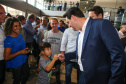 O Governador Carlos Massa Ratinho Junior lança nesta sexta-feira (17/01) o  projeto de transformação de subprodutos da agropecuária e da agroindústria em energias renováveis, no Biopark em Toledo. Serão implantadas uma usina de biometano (combustível veicular) e duas de geração de energia elétrica, a partir de dejetos suínos. Toledo, 17/01/2020 -  Foto: Geraldo Bubniak/AEN