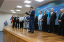 A Companhia de Saneamento do Paraná (Sanepar) vai investir R$ 152 milhões nos sistemas de água e de esgoto sanitário de Toledo, na Região Oeste. O valor será aplicado nos próximos cinco anos, conforme anúncio feito pelo governador Carlos Massa Ratinho Junior nesta sexta-feira (17), que cumpriu agenda no município. Toledo, 17/01/2020 -  Foto: Geraldo Bubniak/AEN