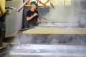 Produção de açucar mascavo e de melado de açúcar mascavo de cana-de-açúcar produzido pelo produtor Rafael Morgenstern em Capanema, no sudoeste do Paraná.  Capanema - 16/01/2020 - Foto: Geraldo Bubniak/AEN