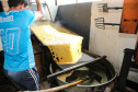 Produção de açucar mascavo e de melado de açúcar mascavo de cana-de-açúcar produzido pela familia do produtor Gilberto Hass  em Capanema, no sudoeste do Paraná.  Capanema - 16/01/2020 - Foto: Geraldo Bubniak/AEN