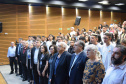 A importância do envolvimento da população na eliminação dos criadouros do mosquito da dengue foi um dos temas da palestra do secretário de Estado da Saúde, Beto Preto, nesta terça-feira (21), na sede do Senac, em Curitiba. Foto: Américo Antonio/SESA