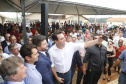 O governador Carlos Massa Ratinho Junior entrega 200 casas a famílias de Jaguariaíva.  Foto: Gilson Abreu/AEN