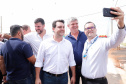 O governador Carlos Massa Ratinho Junior entrega  200 casas a famílias de Jaguariaíva. 