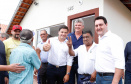 O governador Carlos Massa Ratinho Junior entrega  200 casas a famílias de Jaguariaíva. 