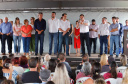 O governador Carlos Massa Ratinho Junior entrega  200 casas a famílias de Jaguariaíva. 