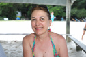 Ilha do Mel - Eliana Marchal, turista.Paranaguá, 10-01-20.Foto: Arnaldo Alves / AEN.