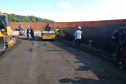As obras da Pequena Central Hidrelétrica Bela Vista avançam rapidamente em Verê, no sudoeste do Paraná. Esta semana, as equipes iniciam o lançamento  de concreto na barragem e no vertedouro que ficam no leito do rio Chopim.
Foto: Copel