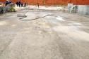 As obras da Pequena Central Hidrelétrica Bela Vista avançam rapidamente em Verê, no sudoeste do Paraná. Esta semana, as equipes iniciam o lançamento  de concreto na barragem e no vertedouro que ficam no leito do rio Chopim.
Foto: Copel