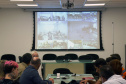 A Defesa Civil realizou nesta quarta-feira (22) videoconferência sobre a instalação de gabinetes de crise e decretação de situação de emergência para representantes de municípios de todas as regiões do Paraná. Foi na sede da Secretaria da Saúde do Paraná, como parte das ações do Comitê Intersetorial de Controle da Dengue.Foto:SESA