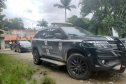 Polícia Civil participa de ação comunitária em Guaratuba. Foto: Polícia Civil