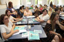 Mais de 2 mil diretores das escolas estaduais do Paraná se reúnem em Curitiba até o dia 31. É que ocorre na Capital, desde terça-feira (21), o Seminário Foco na Aprendizagem 2020, evento da Secretaria de Estado da Educação e do Esporte que busca promover o diálogo, formações e planejamento pedagógico aos gestores das instituições estaduais de ensino. Foto: Ari Dias/AEN