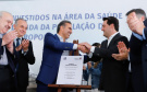 A primeira unidade de cuidados paliativos do Sul do Brasil com atendimento pelo Sistema Único de Saúde (SUS), o Hospice Erasto Gaertner, foi inaugurada nesta sexta-feira (24), em Curitiba, com a presença do governador Carlos Massa Ratinho Junior. Foto: Rodrigo Felix Leal