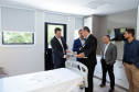 A primeira unidade de cuidados paliativos do Sul do Brasil com atendimento pelo Sistema Único de Saúde (SUS), o Hospice Erasto Gaertner, foi inaugurada nesta sexta-feira (24), em Curitiba, com a presença do governador Carlos Massa Ratinho Junior. Foto: Rodrigo Felix Leal
