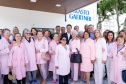 A primeira unidade de cuidados paliativos do Sul do Brasil com atendimento pelo Sistema Único de Saúde (SUS), o Hospice Erasto Gaertner, foi inaugurada nesta sexta-feira (24), em Curitiba, com a presença do governador Carlos Massa Ratinho Junior. Foto:Rodrigo Felix Leal/AEN
