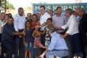 Quarenta e duas famílias carentes de Novo Itacolomi receberam nesta sexta-feira (24) casas populares construídas pelo Governo do Estado. O Residencial João Rossatto foi inaugurado pelo governador Carlos Massa Ratinho Junior e recebeu R$ 2,4 milhões de investimentos por meio do programa Nossa Gente.
foto Gilson Abreu/Aen