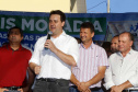 Quarenta e duas famílias carentes de Novo Itacolomi receberam nesta sexta-feira (24) casas populares construídas pelo Governo do Estado. O Residencial João Rossatto foi inaugurado pelo governador Carlos Massa Ratinho Junior e recebeu R$ 2,4 milhões de investimentos por meio do programa Nossa Gente.
foto Gilson Abreu/Aen