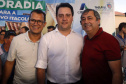 Quarenta e duas famílias carentes de Novo Itacolomi receberam nesta sexta-feira (24) casas populares construídas pelo Governo do Estado. O Residencial João Rossatto foi inaugurado pelo governador Carlos Massa Ratinho Junior e recebeu R$ 2,4 milhões de investimentos por meio do programa Nossa Gente.
foto Gilson Abreu/Aen
