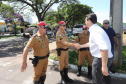 GOVERNADOR REPASSA RECURSOS EM CIANORTE.
O governador Carlos Massa Ratinho Junior assinou neste sábado (25), a homologação para ordem de serviços de pavimentação de ruas e avenidas em Cianorte, região noroeste do Paraná. Participaram da solenidade: prefeito de Cianorte, Claudemir Romero Bongiorno; os secretários: de Desenvolvimento Urbano, João Carlos Ortega; de Desenvolvimento Sustentável e Turismo, Márcio Nunes; entre outros.
Cianorte, 25-01-20.
Foto: Arnaldo Alves / AEN.
