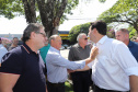 GOVERNADOR REPASSA RECURSOS EM CIANORTE.
O governador Carlos Massa Ratinho Junior assinou neste sábado (25), a homologação para ordem de serviços de pavimentação de ruas e avenidas em Cianorte, região noroeste do Paraná. Participaram da solenidade: prefeito de Cianorte, Claudemir Romero Bongiorno; os secretários: de Desenvolvimento Urbano, João Carlos Ortega; de Desenvolvimento Sustentável e Turismo, Márcio Nunes; entre outros.
Cianorte, 25-01-20.
Foto: Arnaldo Alves / AEN.
