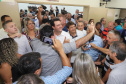 GOVERNADOR REPASSA RECURSOS EM CIANORTE.
O governador Carlos Massa Ratinho Junior assinou neste sábado (25), a homologação para ordem de serviços de pavimentação de ruas e avenidas em Cianorte, região noroeste do Paraná. Participaram da solenidade: prefeito de Cianorte, Claudemir Romero Bongiorno; os secretários: de Desenvolvimento Urbano, João Carlos Ortega; de Desenvolvimento Sustentável e Turismo, Márcio Nunes; entre outros.
Cianorte, 25-01-20.
Foto: Arnaldo Alves / AEN.
