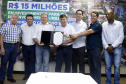 Umuarama recebe mais de 15 milhoes de reais em obras, alem de 900 mil para implementacao de um parque urbano, assinam os recursos os secretarios Joao Carlos Ortega e Marcio Nunes que representaram o governador Carlos Massa Ratinho Junior.
Foto Gilson Abreu/Aen