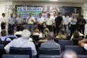 Umuarama recebe mais de 15 milhoes de reais em obras, alem de 900 mil para implementacao de um parque urbano, assinam os recursos os secretarios Joao Carlos Ortega e Marcio Nunes que representaram o governador Carlos Massa Ratinho Junior.
Foto Gilson Abreu/Aen