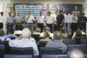 Umuarama recebe mais de 15 milhoes de reais em obras, alem de 900 mil para implementacao de um parque urbano, assinam os recursos os secretarios Joao Carlos Ortega e Marcio Nunes que representaram o governador Carlos Massa Ratinho Junior.
Foto Gilson Abreu/Aen