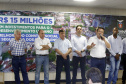 Umuarama recebe mais de 15 milhoes de reais em obras, alem de 900 mil para implementacao de um parque urbano, assinam os recursos os secretarios Joao Carlos Ortega e Marcio Nunes que representaram o governador Carlos Massa Ratinho Junior.
Foto Gilson Abreu/Aen