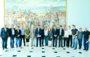 O governador Carlos Massa Ratinho Junior reúne-se com a bancada de deputados federais do Paraná.