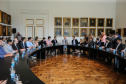 O vice governador Darci Piana empossa nesta terça-feira (28),membros do Conselho Estadual da Juventude. O CEJUV é um órgão colegiado de caráter consultivo, vinculado à Casa Civil por meio da assessoria especial para políticas públicas de juventude (AEJ), sendo composto por representantes da sociedade civil e do poder público com reconhecida atuação na defesa e promoção dos direitos da juventude.  Curitiba, 28/01/2020 -  Foto: Geraldo Bubniak/AEN