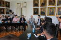 O vice governador Darci Piana empossa nesta terça-feira (28),membros do Conselho Estadual da Juventude. O CEJUV é um órgão colegiado de caráter consultivo, vinculado à Casa Civil por meio da assessoria especial para políticas públicas de juventude (AEJ), sendo composto por representantes da sociedade civil e do poder público com reconhecida atuação na defesa e promoção dos direitos da juventude.  Curitiba, 28/01/2020 -  Foto: Geraldo Bubniak/AEN