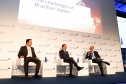O governador Carlos Massa Ratinho Junior apresentou nesta terça-feira (28) a investidores brasileiros e estrangeiros reunidos pelo banco Credit Suisse os principais programas do Estado e as conquistas econômicas alcançadas em 2019. Ele participou do painel “Os Desafios dos Estados Brasileiros”, na 2020 Latin America Investment Conference, em São Paulo.