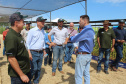 O secretário estadual da Agricultura e do Abastecimento, Norberto Ortigara, participou nesta quarta-feira (29), em Cambé, do 19º BelaSafra 2020, evento da Belagrícola que está apresentando as últimas tecnologias para maximizar a produtividade no campo. O diretor-presidente da Agência de Defesa Agropecuária do Paraná (Adapar), Otamir Cesar Martins, e o deputado estadual Tiago Amaral, também estiveram no evento. Foto: SEAB