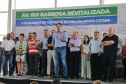 O Governador Carlos Massa Ratinho Junior entrega a ordem de serviço para as obras de duplicação do trecho Norte da Avenida Rui Barbosa, um dos principais eixos viários de São José dos Pinhais, na Região Metropolitana de Curitiba.  São José dos Pinhais, 29/01/2020 - Foto: Geraldo Bubniak/AEN