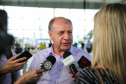 O Governador Carlos Massa Ratinho Junior entrega a ordem de serviço para as obras de duplicação do trecho Norte da Avenida Rui Barbosa, um dos principais eixos viários de São José dos Pinhais, na Região Metropolitana de Curitiba. Na foto, Secretário do Desenvolvimento Urbano - João Carlos Ortega.  São José dos Pinhais, 29/01/2020 - Foto: Geraldo Bubniak/AEN
