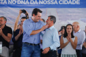 Com apoio do Governo do Estado, uma das mais importantes vias de São José dos Pinhais, na Região Metropolitana de Curitiba (RMC), será duplicada e revitalizada. O governador Carlos Massa Ratinho Junior assinou nesta quarta-feira (29), na Praça da Juventude, no bairro Guatupê, a ordem de serviço para o início das obras de duplicação da Avenida Rui Barbosa, Trecho Norte. 