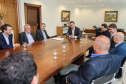Projeto prevê a duplicação de aproximadamente seis quilômetros da rodovia, entre o posto da Polícia Rodoviária Federal (PRF) e o trevo do distrito de São João do Oeste. Projeto executivo será doado pela Associação Comercial e Industrial de Cascavel (ACIC)   Curitiba, 30/01/2020 - Foto: Geraldo Bubniak/AEN