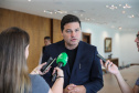 Projeto prevê a duplicação de aproximadamente seis quilômetros da rodovia, entre o posto da Polícia Rodoviária Federal (PRF) e o trevo do distrito de São João do Oeste. Projeto executivo será doado pela Associação Comercial e Industrial de Cascavel (ACIC)  Curitiba, 30/01/2020 - Foto: Geraldo Bubniak/AEN