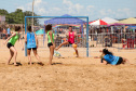 As atividades do Verão Maior, do Governo do Estado, também estão presentes na Costa Noroeste. Os balneários do Rio Paraná, que recebem milhares de turistas, principalmente em fim de semana, contam com reforço na área de segurança, orientações e testes rápidos feitos pelas equipes da Saúde, campeonatos e atividades de esporte e lazer.Foto: Ari Dias/AEN