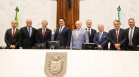 Ratinho Junior destacou que Assembleia foi importante para que o Governo do Estado pudesse modernizar a máquina pública ao longo dos primeiros 12 meses de mandato, garantindo reformas que o Estado precisava fazer.

Foto: Rodrigo Felix Leal