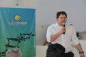 O presidente da Copel, Daniel Slaviero, e o superintendente de Projetos Especiais, Júlio Omori, estiveram ontem no Show Rural, em Cascavel, em reuniões com empresários e produtores das regiões Oeste e Sudoeste.
Foto: Valdenir Cavalheiro/Copel