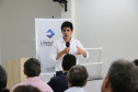 O evento, promovido pela Escola de Liderança do Paraná, reuniu mais de 160 pessoas, entre prefeitos, secretários municipais, vereadores e representantes de diversas entidades e associações, na Associação Comercial e Empresarial de Goioerê.
Foto: SEPL