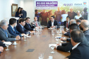 A empresa de medicamentos Prati-Donaduzzi confirmou nesta quarta-feira (5), em evento com o governador Carlos Massa Ratinho Junior, no Palácio Iguaçu, investimentos de R$ 650 milhões nos próximos três anos na ampliação da sua planta em Toledo, no Oeste do Paraná.   -  Curitiba, 05/02/2020  -  Foto: José Fernando Ogura/AEN