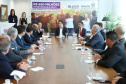 A empresa de medicamentos Prati-Donaduzzi confirmou nesta quarta-feira (5), em evento com o governador Carlos Massa Ratinho Junior, no Palácio Iguaçu, investimentos de R$ 650 milhões nos próximos três anos na ampliação da sua planta em Toledo, no Oeste do Paraná.   -  Curitiba, 05/02/2020  -  Foto: José Fernando Ogura/AEN