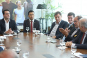 A empresa de medicamentos Prati-Donaduzzi confirmou nesta quarta-feira (5), em evento com o governador Carlos Massa Ratinho Junior, no Palácio Iguaçu, investimentos de R$ 650 milhões nos próximos três anos na ampliação da sua planta em Toledo, no Oeste do Paraná.   -  Curitiba, 05/02/2020  -  Foto: José Fernando Ogura/AEN