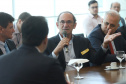 A empresa de medicamentos Prati-Donaduzzi confirmou nesta quarta-feira (5), em evento com o governador Carlos Massa Ratinho Junior, no Palácio Iguaçu, investimentos de R$ 650 milhões nos próximos três anos na ampliação da sua planta em Toledo, no Oeste do Paraná.   -  Curitiba, 05/02/2020  -  Foto: José Fernando Ogura/AEN