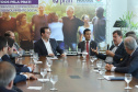 A empresa de medicamentos Prati-Donaduzzi confirmou nesta quarta-feira (5), em evento com o governador Carlos Massa Ratinho Junior, no Palácio Iguaçu, investimentos de R$ 650 milhões nos próximos três anos na ampliação da sua planta em Toledo, no Oeste do Paraná.   -  Curitiba, 05/02/2020  -  Foto: José Fernando Ogura/AEN